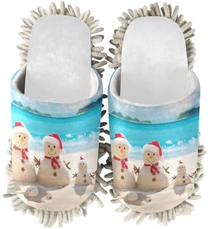 RunningBear White Christmas Slippers