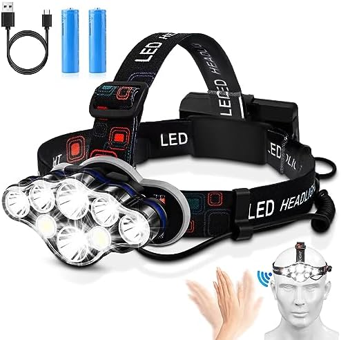 Rechargeable Headlamp Bright 18000 Lumens