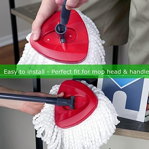 Gavoyeat Spin Mop Replacement Base Rotating Triangle Mop Head Cover