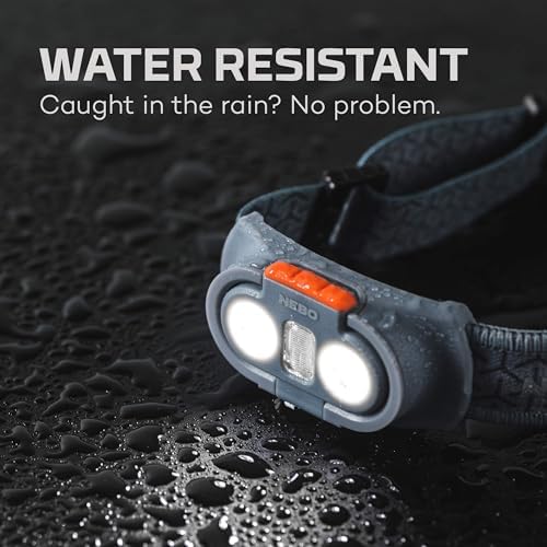 NEBO Einstein 500 Lumen Headlamp with 5 Modes Compact Durable