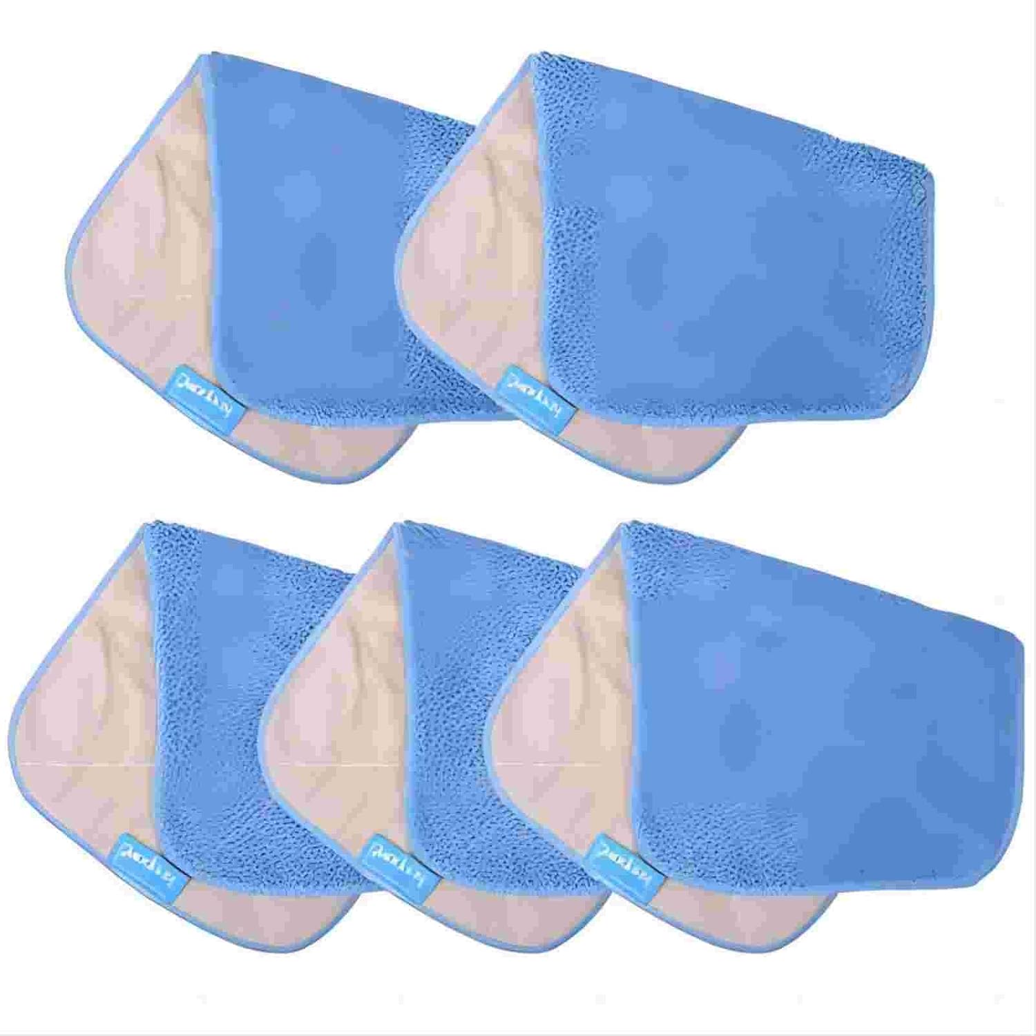 KEEPOW Microfiber Mop Refill Double Sides for Wet Dry Washable Professional Use