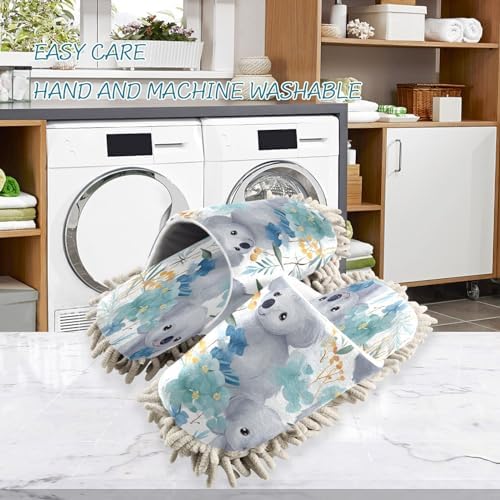 Microfiber Slippers House Cleaning - Ultra Comfy Soft Washable for MenWomen