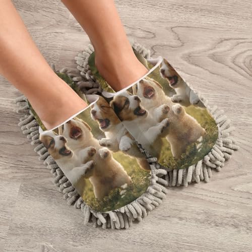 Fkill-Resistant Microfiber Slippers for Humans