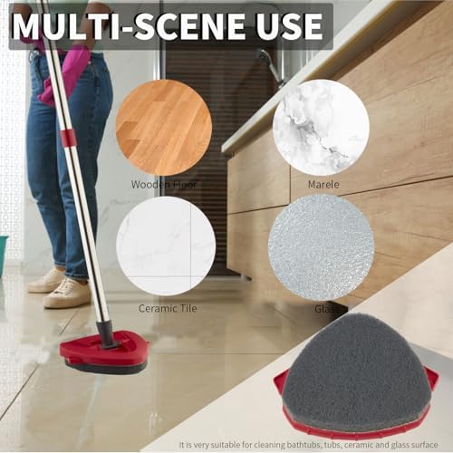 KlyfarReplacement Scrub Brush Head for O Cedar Spin Mop 1 Tank System