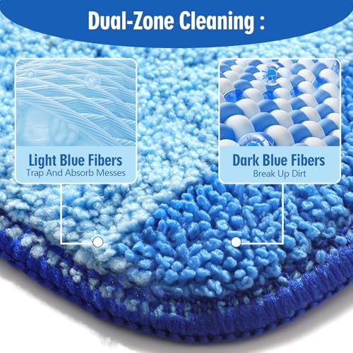 8-Pack Microfiber Mop Pads