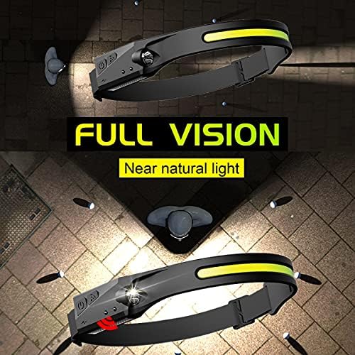 WINDFIRE Headlamp Rechargeable 5 Modes 230 Wide Beam for Camping Hiking