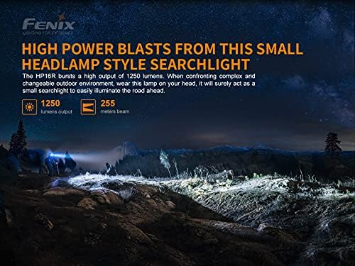 Fenix HP16R DUAL-BEAM HEADLAMP