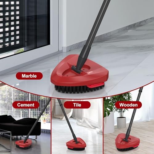 Premium scrub brush head for Ocedar spin mop system