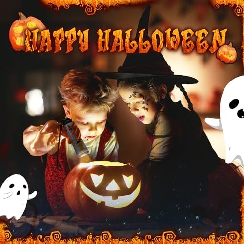 Halloween Pumpkins Heads Wire-Free Lantern Set