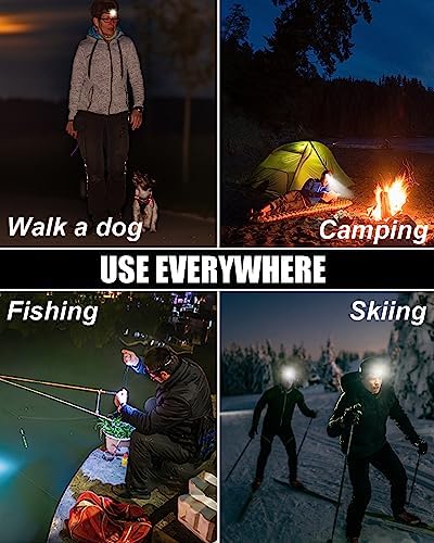 8 LED Rechargeable Headlamp