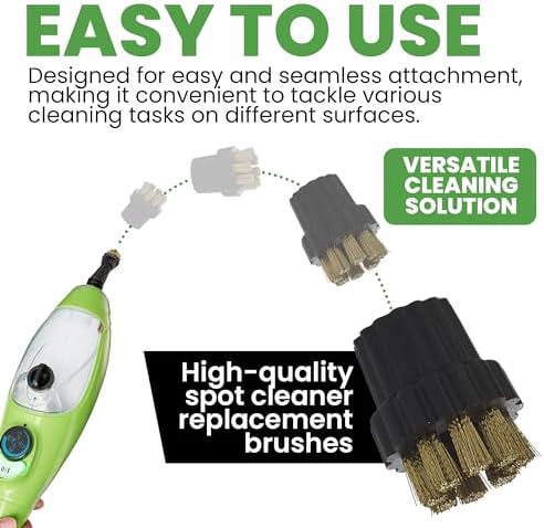 H2O MOP X5 Microscrubbing Brushes - EasyWipe Workout for Mops