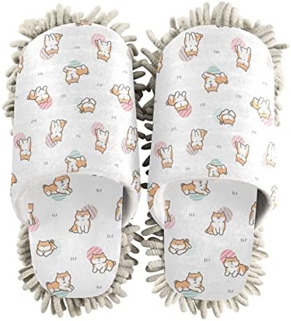 DOMIKING 106 in M Floor Mop Slipper for Dogs Humans