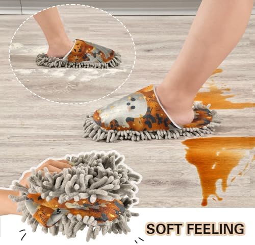 Halloween Cute Spectre Kitchen Cleaning Slippers