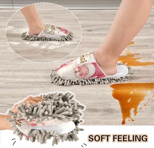 Luxury Mop Slippers Soft Water-Resistant Easy to Clean