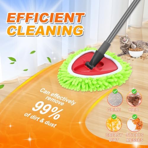 4 Pack Mop Pad Replacement for O-Cedar Spin Mop System