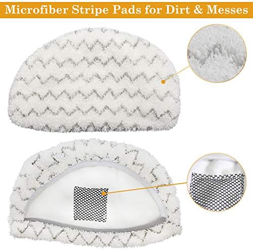 FFSign 8-Pack Steam Mop Pad Replacement