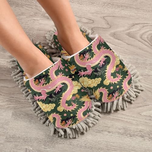 Colorful Dragon Kitchen Slippers