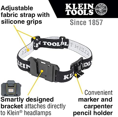 Adjustable Durable Pencil and Marker Holder for Klein Tools Headlamp