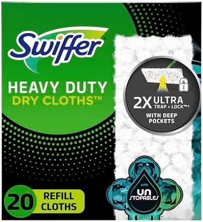 Swiffer Sweeper Heavy Duty Dry Multi-Surface Cloth Refills