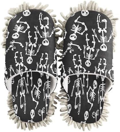 Halloween Spooky Kitchen Slippers Eco-Friendly Mop for Easy Cleaning