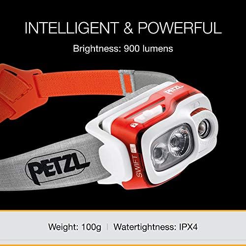 PETZL Swift RL Rechargeable Headlamp 900 Lumens
