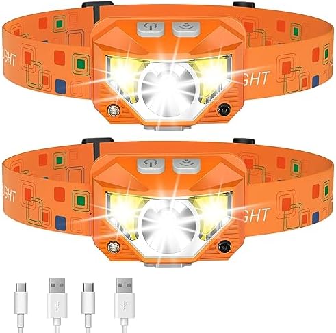Bright as day 1200 Lumens Rechargeable Headlamp