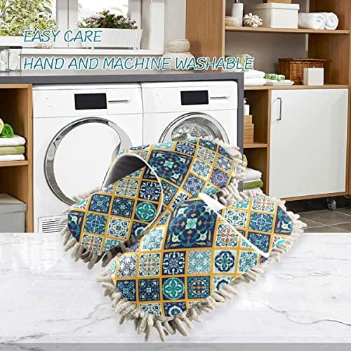 Ergonomic Boho Mandala Mop Slippers