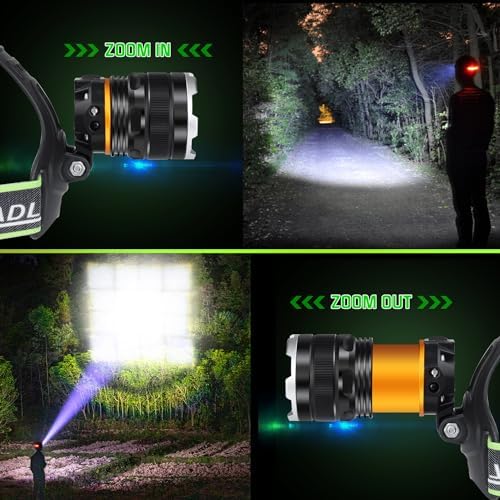 Bright as a Thousand Stars Water Resistant Headlamp for Camping