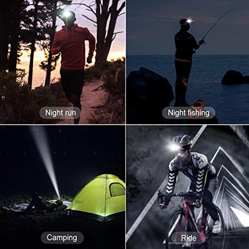 Klaurus HM1 Rechargeable WaterPROOF Headlamp with 70 HR Battery Life