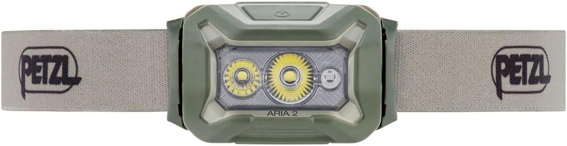 Climbing Companion PETZL ARIA 2 RGB Headlamp for Desert Outdoor Use