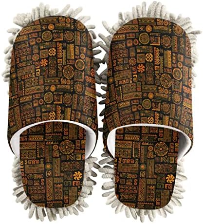 Cozy Ergonomic Handmade Mop House Slippers for Easy Cleaning