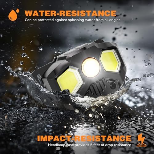 Double-Purpose 1400LM Rechargeable Headlamp