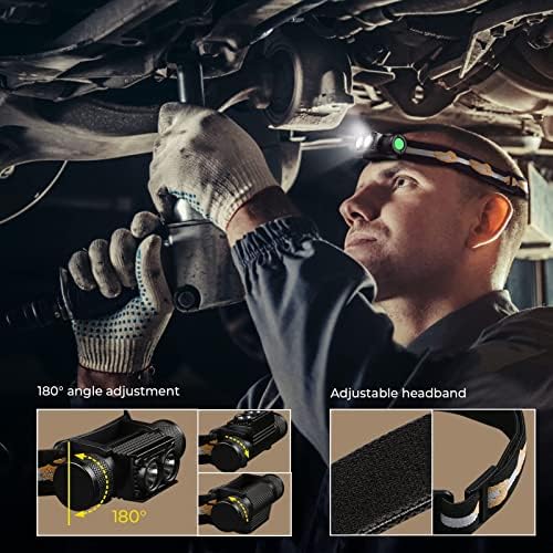 77outdoor LED Rechargeable Red Headlamp