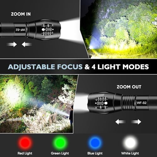 Durable Red Light Headlamp with 4 Color Options