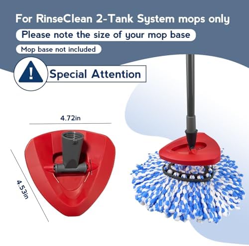 2-Tank System Spin Mop Replacement Heads 3 Pack