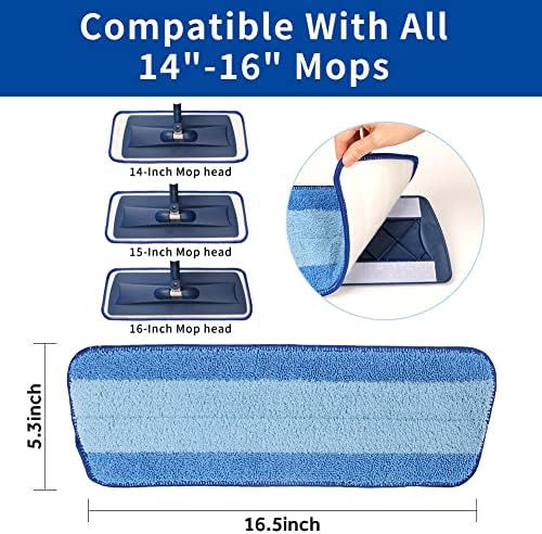 165 Microfiber Mop Refill 3-Pack