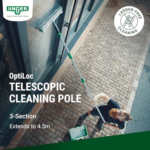 Unger Aluminum Mop Pole with OptiLoc