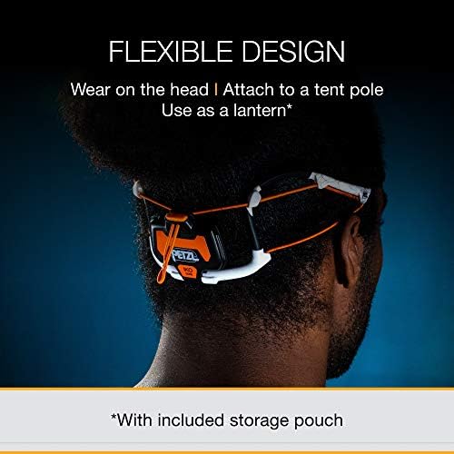 PETZL IKO CORE Rechargeable LED Headlamp - 500 Lumens Lightweight Hole-free