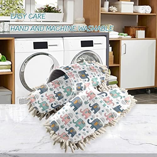 Elephants Mop House Slippers for Women