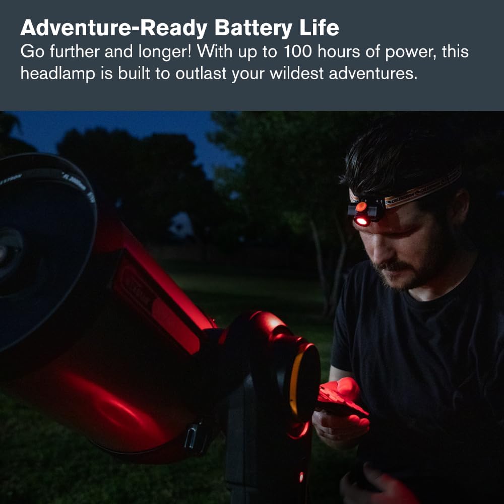 Celestron Night Vision Headlamp Perfect for astronomy and camping