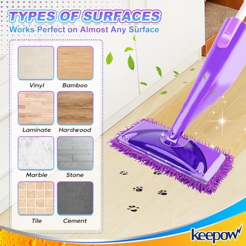 Premium Microfiber Mop Pads - Compatible with Swiffer WetJet for Reusable Cleaning
