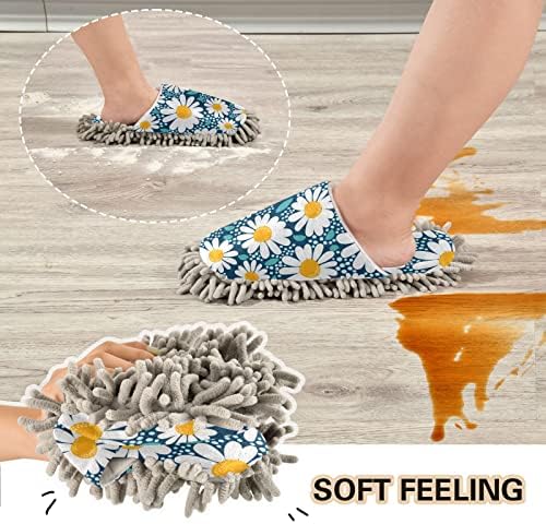 Kigai Microfiber Slippers - Soft Washable Floor Mops for MenWomen