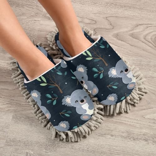 Zhirexin Slippers Washable Mop Shoes for Home Cleaning
