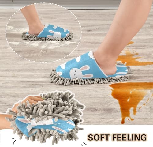 Cute Rabbit morphology Mop Slippers for Home