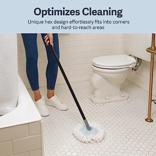 Secure Effective Mop Head Casabella Spin Mop Refill White