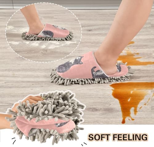 FLildon Microfiber Cleaning Slippers for Men Women 1