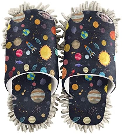 Stylish Space Mop Slippers for Efficient Floor Cleaning