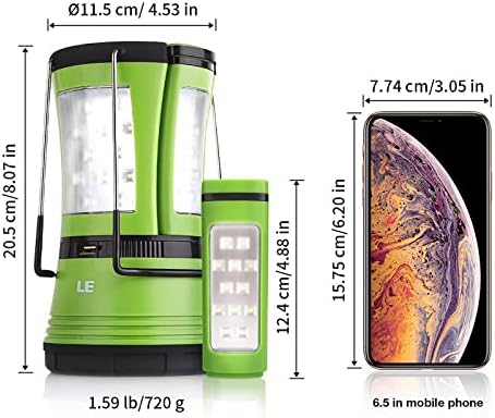 Lightning EVERRechargeable LED Camping Lantern Everything You Need for a Bright Evening