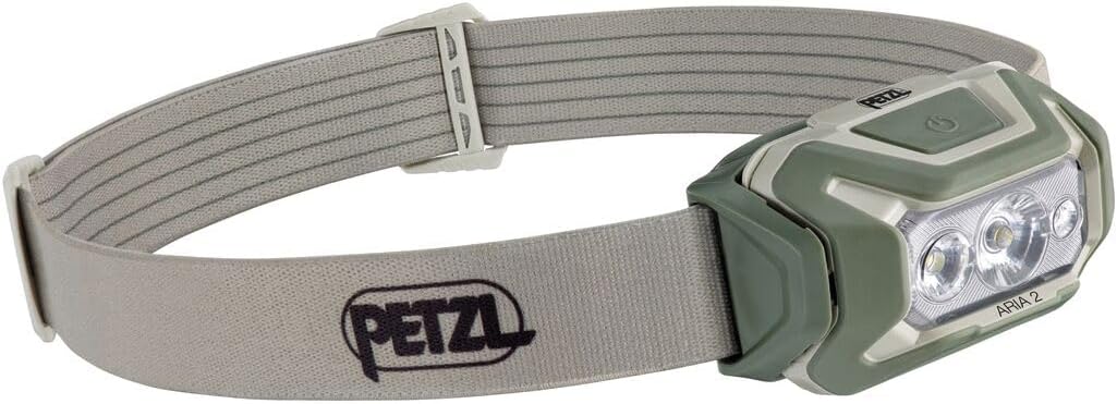 Climbing Companion PETZL ARIA 2 RGB Headlamp for Desert Outdoor Use