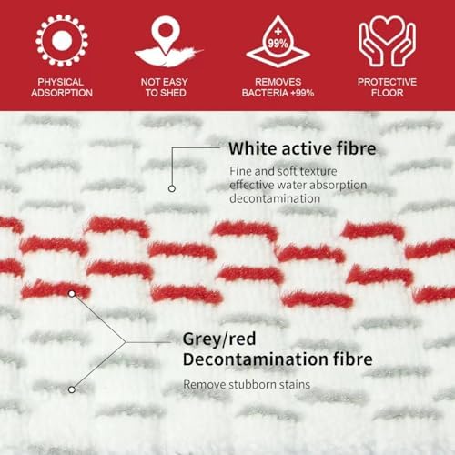 5 Pack Microfiber Spray Mop Pad Refill